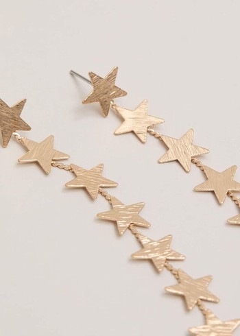 Phase Eight Gold Star Drop Jewellery Gold USA | 8736459-BW